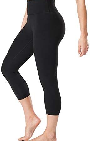 Gayhay High Waisted Capri Leggings for Women - Soft Slim Tummy Control - Exercise Pants for Running...