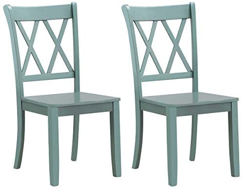 Giantex Set of 2 Dining Chairs, Rubber Wood Dining Room Side Chair, Mestler Dining Room Side Chairs...