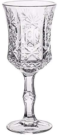 Goblets Glass European,Champagne Glasses,3.3oz Clear Drinking Cups Capacity Upgrade Tea Cup Espresso...