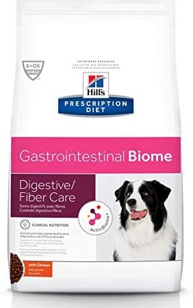 Hill's Prescription Diet Gastrointestinal Biome Digestive/Fiber Care with Chicken Dry Dog Food, Veterinary Diet