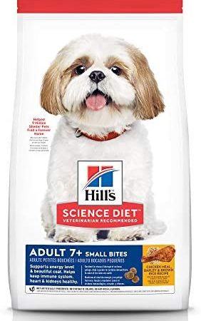 Hill's Science Diet Adult 7+ Small Bites Chicken Meal, Barley & Brown Rice Recipe Dry Dog Food
