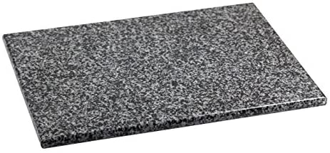 Home Basics CB01881 Granite Cutting Board, 12" x 16", Gray