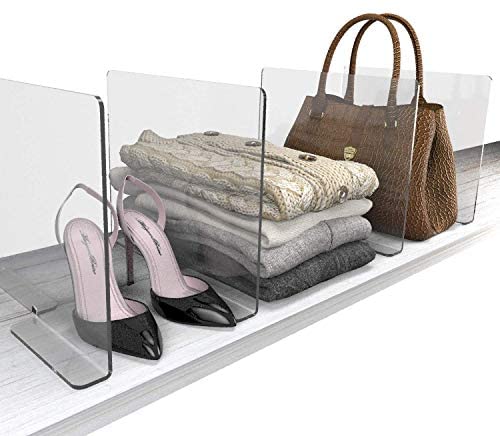 Home For Each Shelf Dividers, Closet Organization and Storage, Organizers Shelves, Sturdy and Anti...