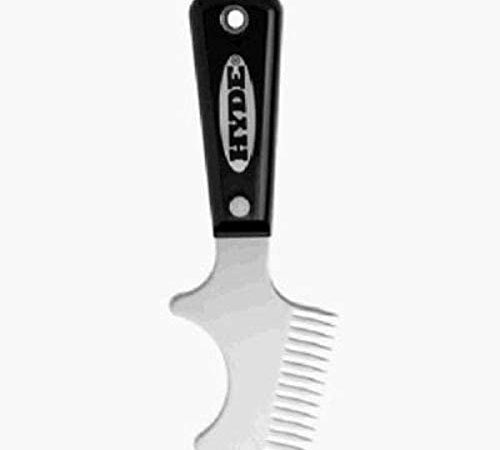 Hyde Tools 45960 Black/Silver Brush Comb, Original Version