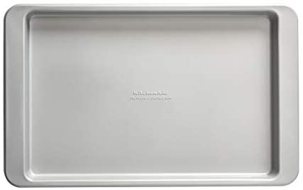 KitchenAid Nonstick Aluminized Steel Baking Sheet, 10x15-Inch, Silver