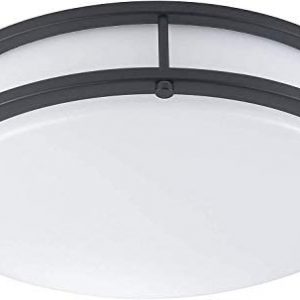 LB72125 LED Flush Mount Ceiling Light, 16 inch, 23W (200W Equivalent) Dimmable 1610lm, 4000K Cool White, Oil Rubbed Bronze...