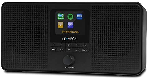 LEMEGA IR4S Portable Stereo Internet Radio,FM Digital Radio,WiFi,Spotify Connect,Bluetooth,Dual...