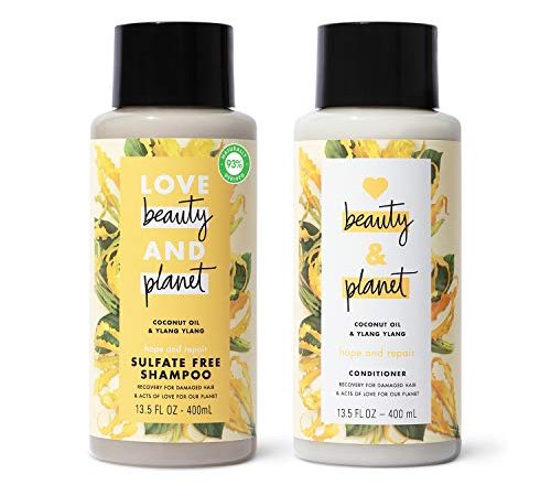 Love Beauty And Planet Hope and Repair Shampoo and Conditioner Dry Hair and Damaged Hair Care...