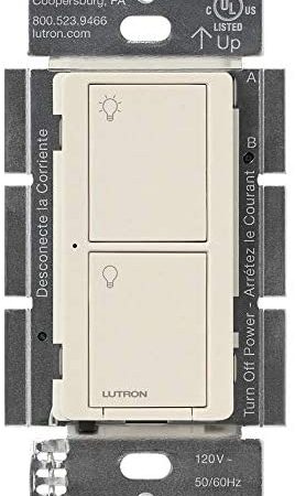 Lutron Caseta Smart Home Switch, Works with Alexa, Apple HomeKit, Google Assistant | 6-Amp, for Ceiling Fans, Exhaust Fans,...