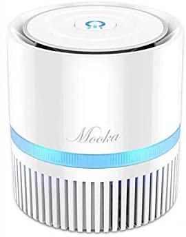 MOOKA Air Purifier for Home, 3-in-1 True HEPA Filter Air Cleaner for Bedroom and Office, Odor...