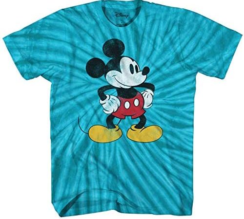 Mickey Mouse Tones Graphic Tee Classic Vintage Disneyland World Adult Tee Graphic T-Shirt for Men Tshirt Clothing Apparel