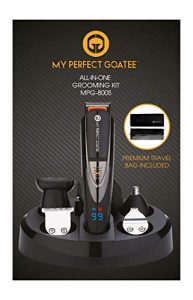 My Perfect Goatee & Beard Trimmer | 13 in 1 Men's Grooming Kit with LED Battery Charge Indicator and Travel Bag | Nose, Ear,...