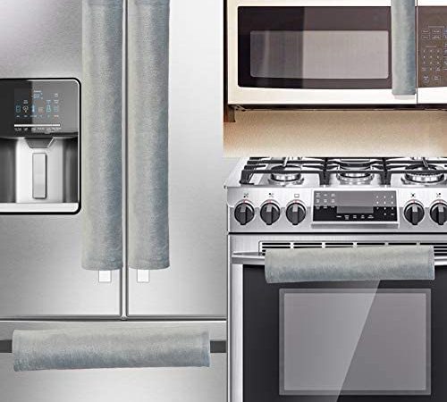 OUGAR8 Refrigerator Door Handle Covers,Keep Your Kitchen Appliance Clean from Smudges, Fingertips,...