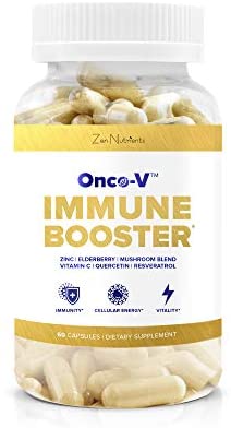 Onco-V, 20-in-1 Immunity Booster | High Potency | Natural Health and Wellness Formula with Vitamin C, Zinc, Quercetin and...