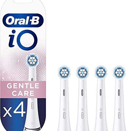 Oral-B iO Replacement Toothbrush Heads White Gentle Clean Mailbox Fit, 0.12 kg