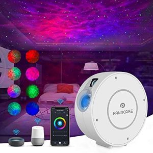 Panacare Star Projector, Smart WiFi Galaxy Light Projector Nebula Cloud Projector with Alexa Google Home Voice Control, APP...