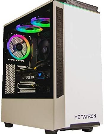 Periphio Metatron Gaming PC Tower Desktop Computer, Ryzen 5 3600, RTX 3060 12GB, B450 TUF ATX, 16GB RGB DDR4 3200MHz CL16...