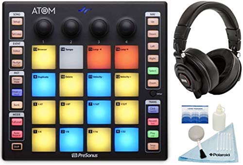 PreSonus ATOM MIDI, Audio, Portable Production and Performance Pad Controller w/Professional Studio...