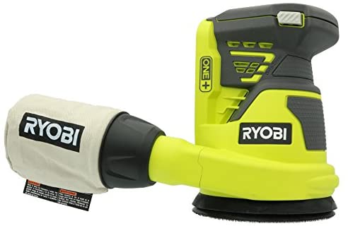 Ryobi P411 One+ 18 Volt 5 Inch Cordless Battery Operated Random Orbit Power Sander (Battery Not...
