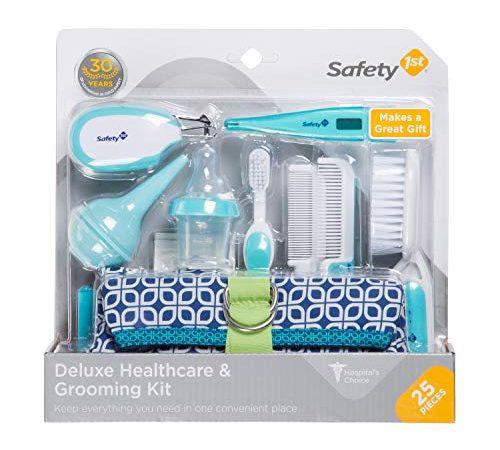 Safety 1st Deluxe 25-Piece Baby Healthcare and Grooming Kit (Arctic Blue)
