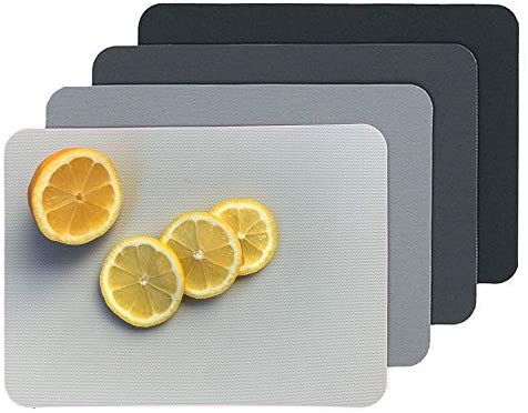 Simply Genius (4 Piece) 8" x 11" Extra Thick Small Cutting Boards for Kitchen Prep, Non Slip...