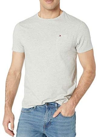 Tommy Hilfiger Men's Regular T Shirt with Pocket