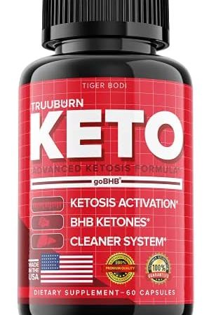 Truuburne Keto Diet Pills with BHB Truuburn Keto Truu Burn Advanced Advance Formula True Burn Tablets (60 Capsules)