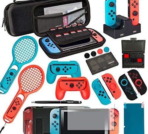 Ultimate Nintendo Switch Accessories Bundle Prestige Edition – Includes Travel Case, Screen...