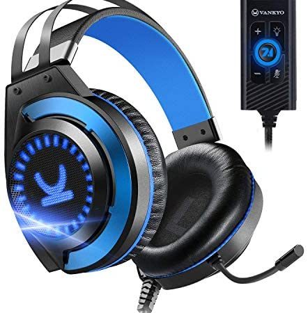 VANKYO Gaming Headset CM7000 with Authentic 7.1 Surround Sound Stereo PS4 Headset, Gaming Headphones...
