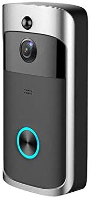 WiFi Smart Video Doorbell 720P HD Wireless Remote Home Security Doorbell with Two-Way Talk,166°...