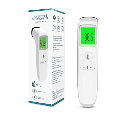 XDX Thermometer for Adults Forehead, No Touch Thermometer with Fever Alarm and Memory Ideal for Babies, Kids, Adults, Indoor...