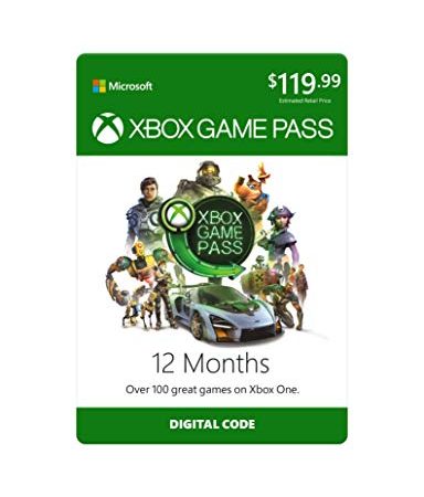 Xbox Game Pass: 12 Month Membership [Digital Code]