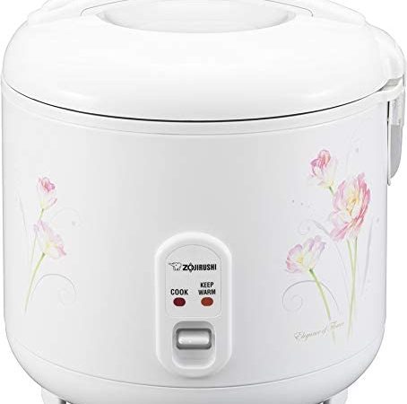 Zojirushi NS-RPC18FJ Rice Cooker and Warmer, 10-Cup (Uncooked), Tulip