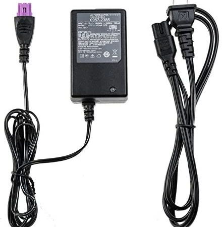 eTzone Printer AC Adapter Power Supply Cord for HP 0957-2403, 0957-2385; HP Deskjet 1010 1510 1512...