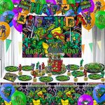 106 Turtle Birthday Party Decorations, Turtle Birthday Party Supplies Include Banners, Cake...