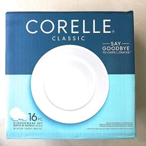 16 Piece Frost White Dinnerware Set