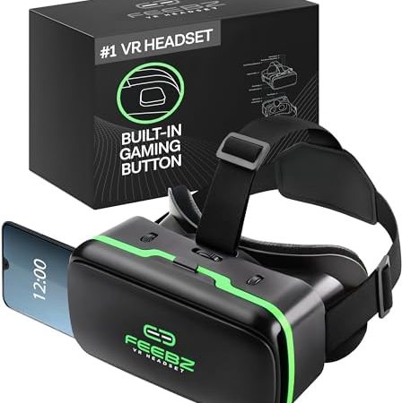 3D VR Headset for Android Phones - for Beginners | for Watching 3D VR Content - for Kids & Adults