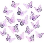 72 Pcs Butterfly Decorations, 3 Sizes 3 Styles, 3D Butterfly Wall Decor, Butterfly Party...