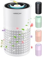 AIRROMI Air Purifier for Bedroom with True H13 HEPA 3-in-1 Filters, Pet Air Purifiers for Home Cat...