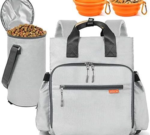 ARCA PET Travel Bag for Dog Backpack - Store All Dog Stuff & Puppy Supplies - Dog Travel Bag, Dog...
