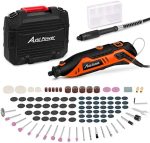 AVID POWER Rotary Tool with Flex Shaft 1.0 Amp Electric Rotary Tool, 6 Variable Speeds, 107 Pieces...