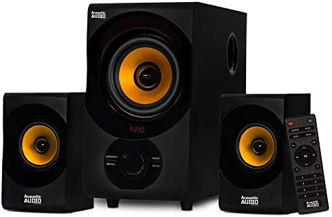 Acoustic Audio by Goldwood Bluetooth 2.1 Speaker System 2.1-Channel Home Theater Speaker System,...