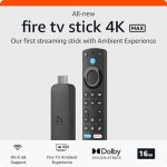 All-new Amazon Fire TV Stick 4K Max streaming device, supports Wi-Fi 6E, free & live TV without...