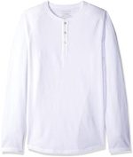 Amazon Essentials Men's Slim-Fit Long-Sleeve Henley Shirt