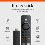 Amazon Fire TV Stick, HD, sharp picture quality, fast streaming, free & live TV, Alexa Voice Remote...