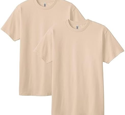 American Apparel Unisex Heavyweight Cotton T-Shirt, Style G1301, 2-Pack