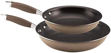 Anolon Advanced Hard Anodized Nonstick Frying Pan Set / Fry Pan Set / Hard Anodized Skillet Set - 10...