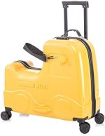 Apelila 22 inch ride on Luggage carry-on Tollder Luggage handrial Safety Belt Spinner wheels with...