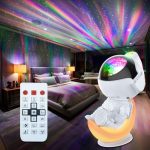 Astronaut Projector, Space Projector Galaxy Projector for Bedroom, Star Projector Night Light with...