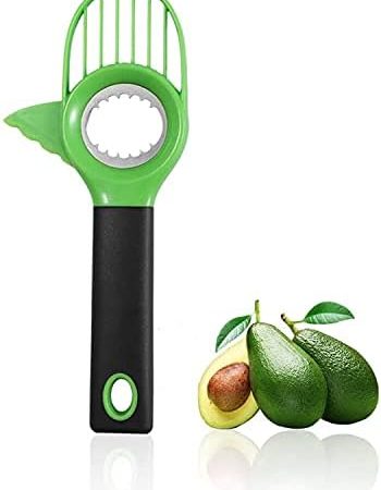 Avocado Slicer and 3 in 1 Avocado Peeler Tool for Quick Core Removal and Slicing,Multifunctional...
